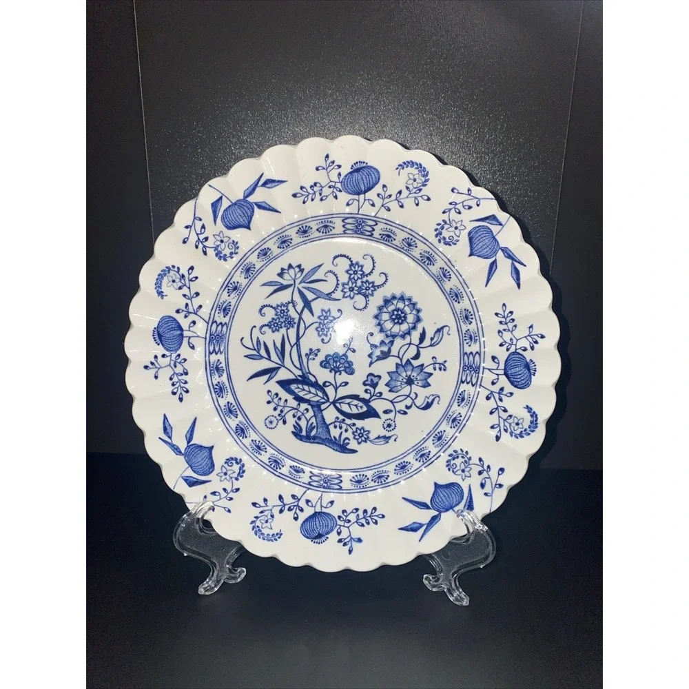 J And G Meakin Blue Nordic Bread And Butter Plates 6 7/8